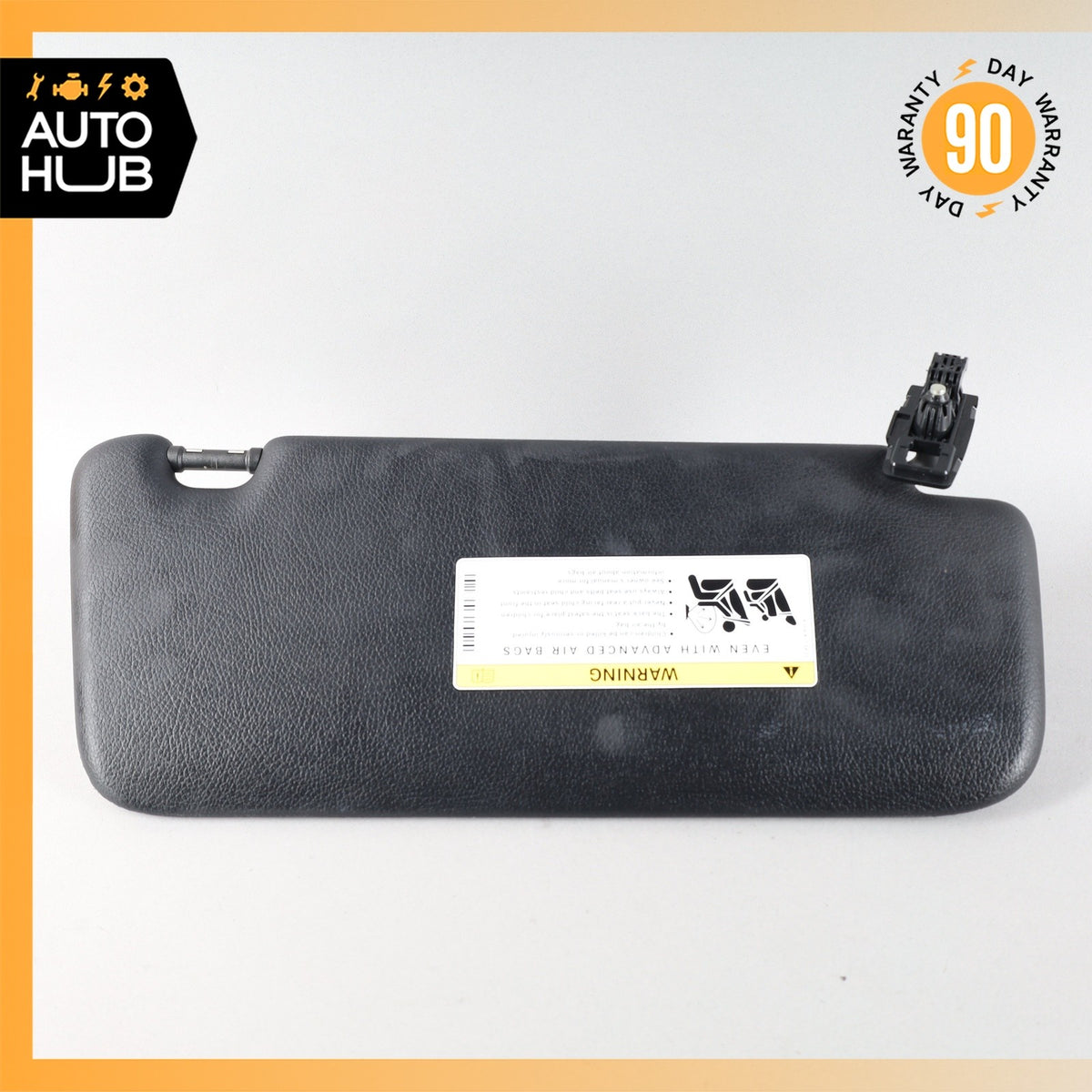17-18 Mercedes W205 C63 AMG C43 AMG Left Side Sunvisor Sun Visor Black OEM - photo 8