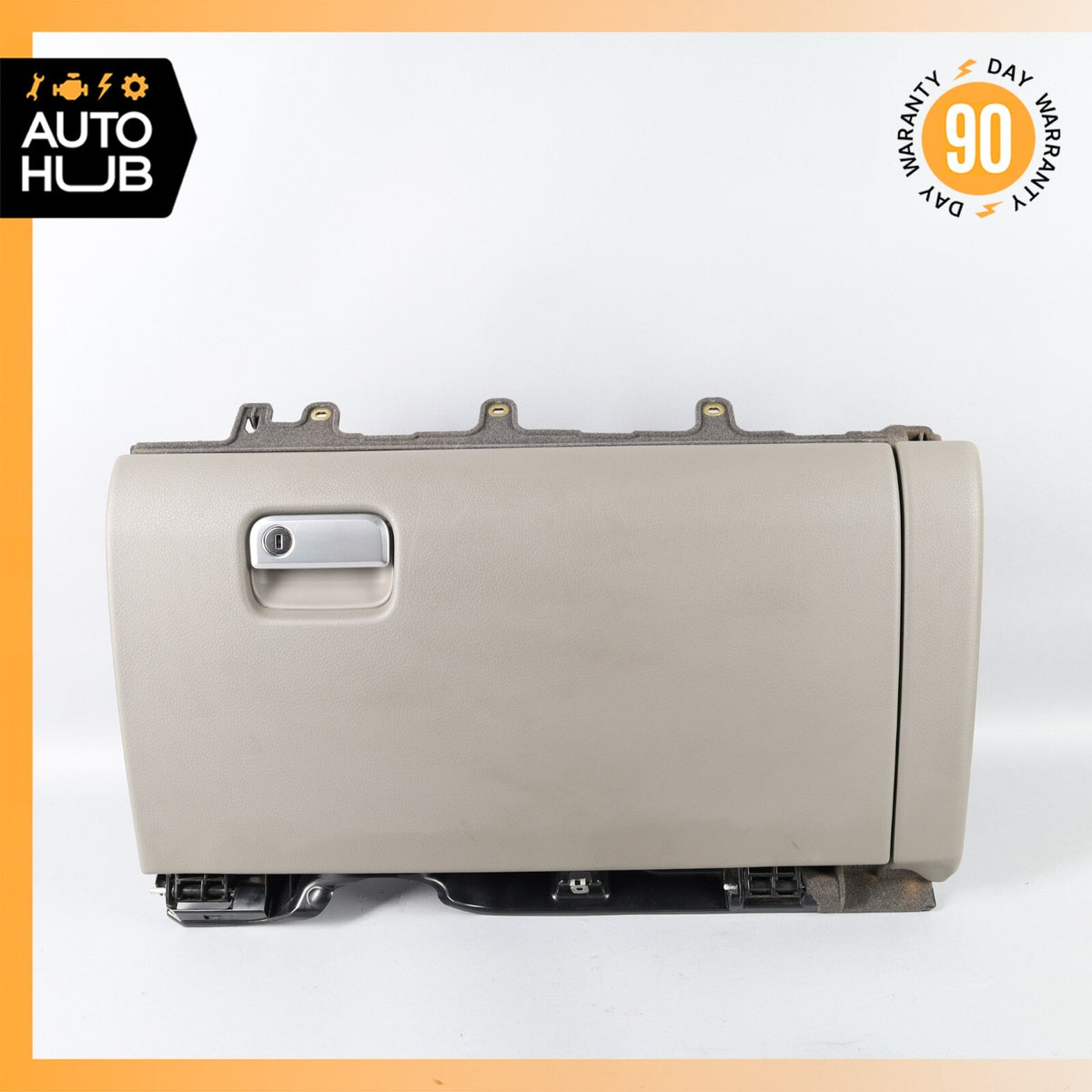 11-18 Porsche Cayenne 958 S Dashboard Glove Box Compartment Gray OEM - photo 2