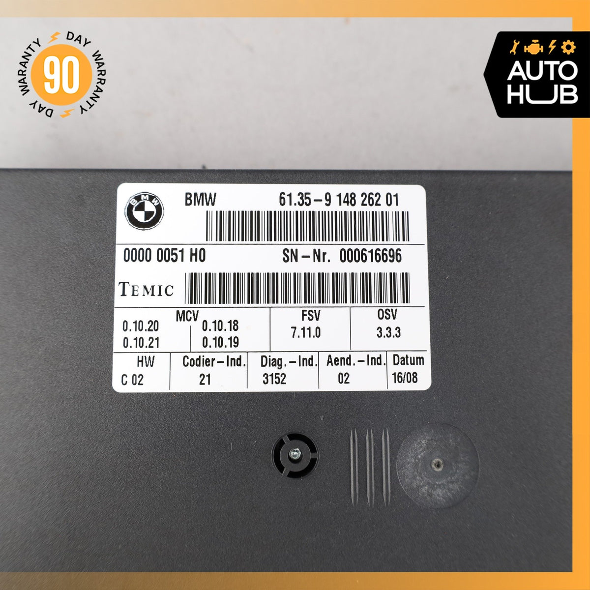 04-10 BMW E60 535i 550i 528i Front Right or Left Seat Memory Control Module OEM - photo 9