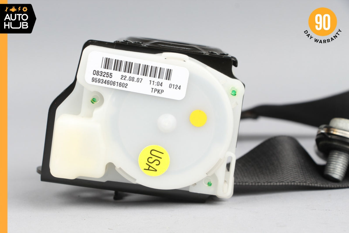 03-09 Mercedes W209 CLK550 CLK320 Rear Left or Right Side Seat Belt Black OEM - photo 2