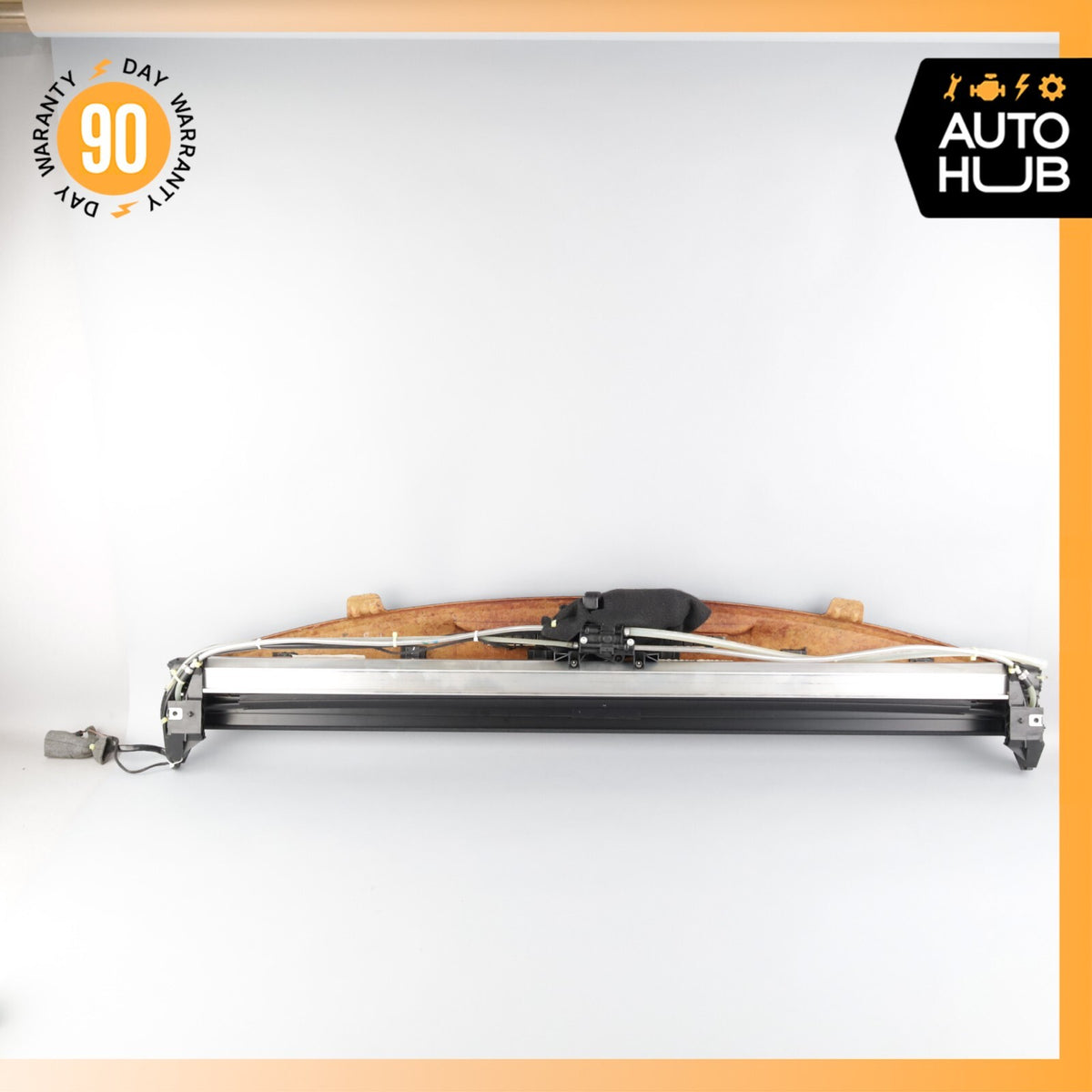 10-13 Mercedes W221 S550 Rear Window Sun Shade Screen Roller Blind w/ Trim OEM - photo 7