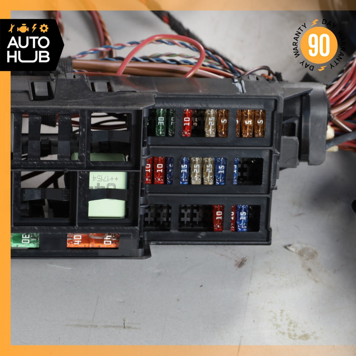 17-19 Porsche 991 911 C4S Rear Right Relay Fuse Box Wiring Harness Cut OEM 24k - photo 20