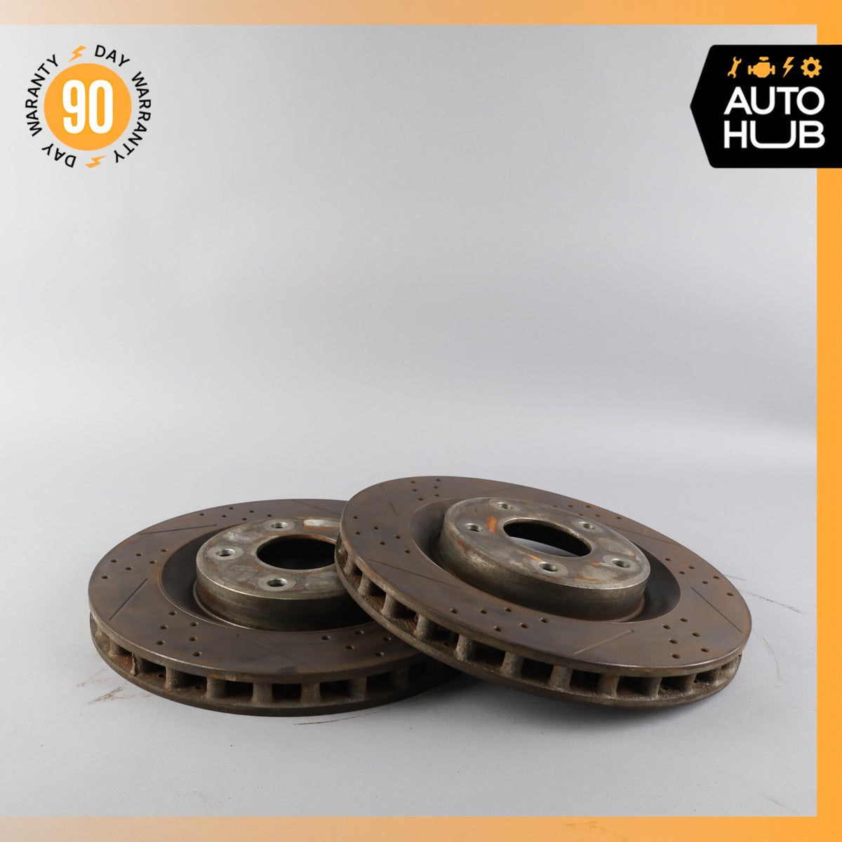 04-13 Cadillac XLR Corvette C6 Front Brake Rotor Disc Set of 2 Set Aftermarket - photo 16