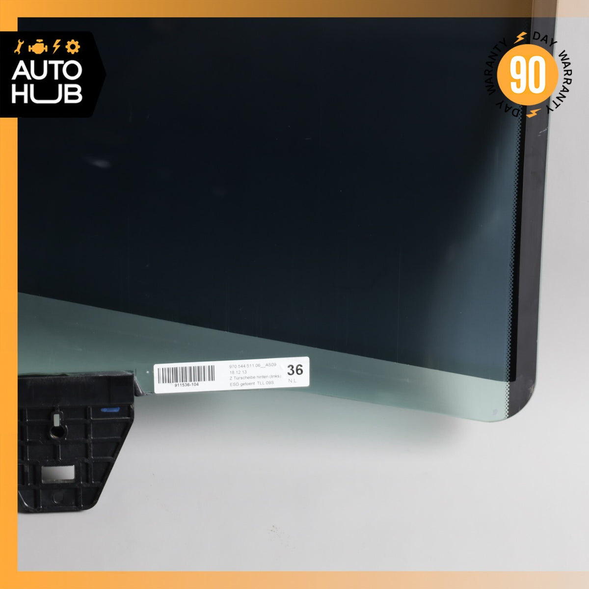 10-16 Porsche Panamera S 970 Hybrid Rear Left Side Door Window Glass OEM - photo 12