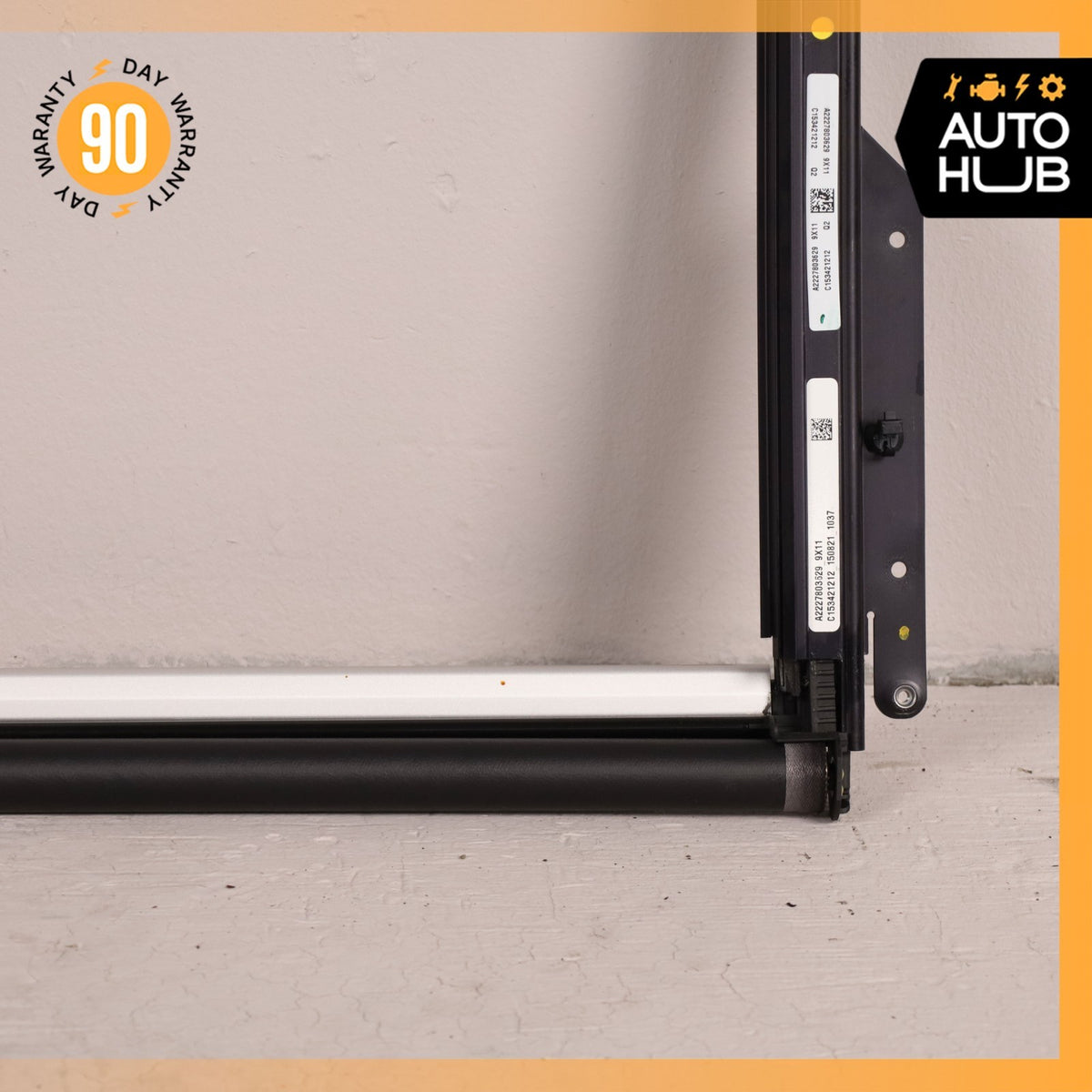 14-20 Mercedes W222 S550 S63 Rear Panoramic Sunroof Roller Blind Rail Frame OEM - photo 7