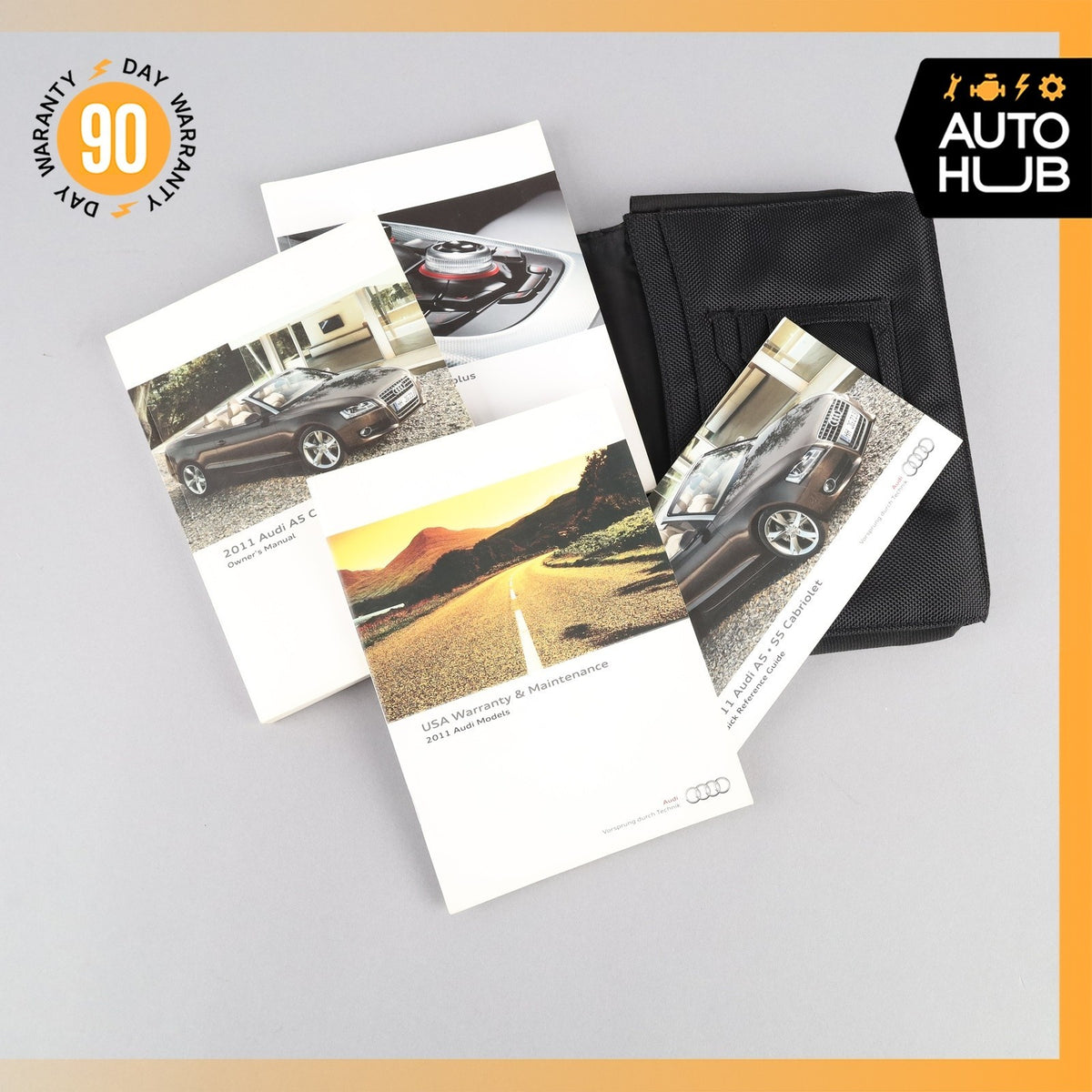 2011 Audi B8 A5 Convertible Owner's Operator's Manual Book Set OEM - photo 5