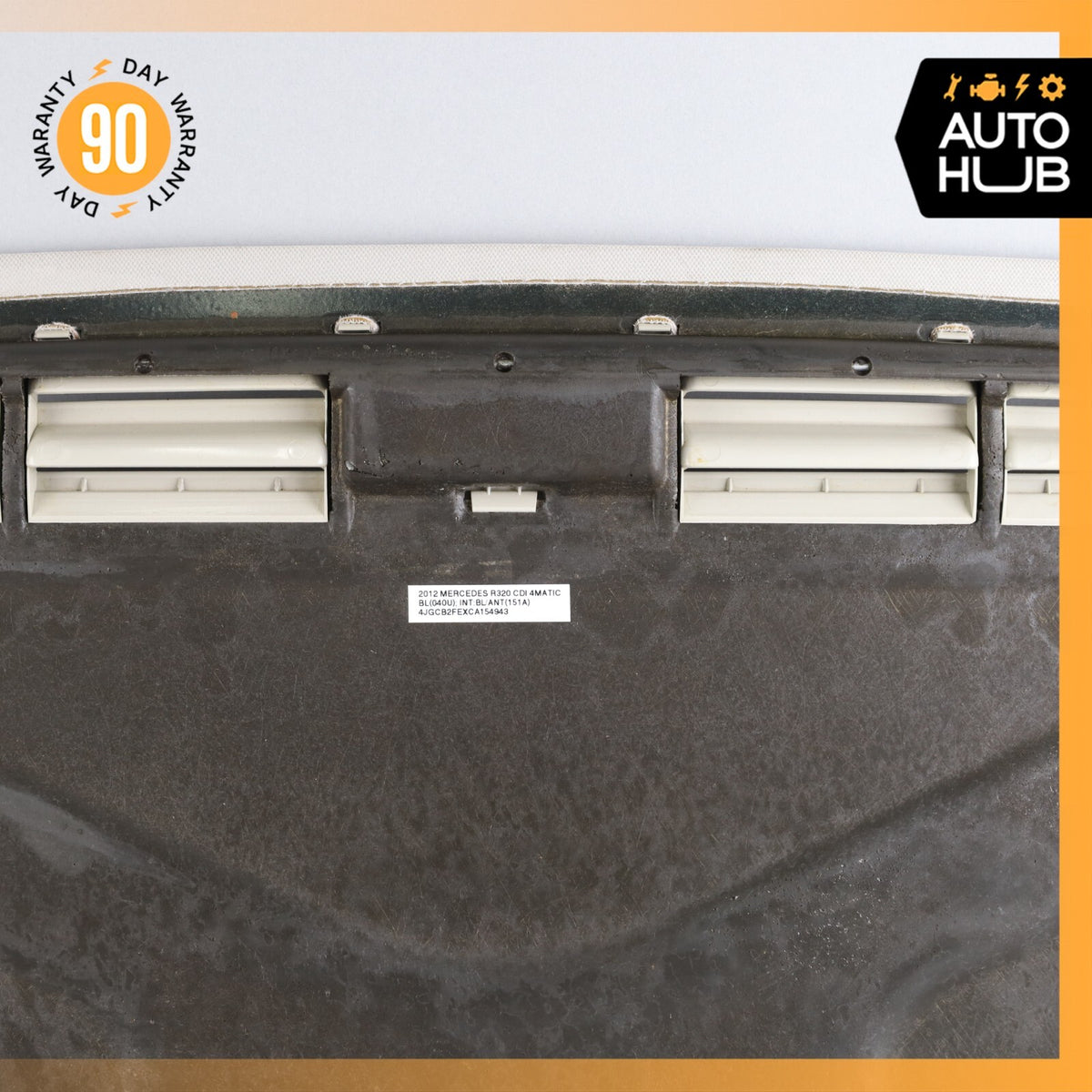 06-13 Mercedes W251 R350 GL550 Headliner Sun Roof Sunroof Sunshade Gray OEM - photo 10