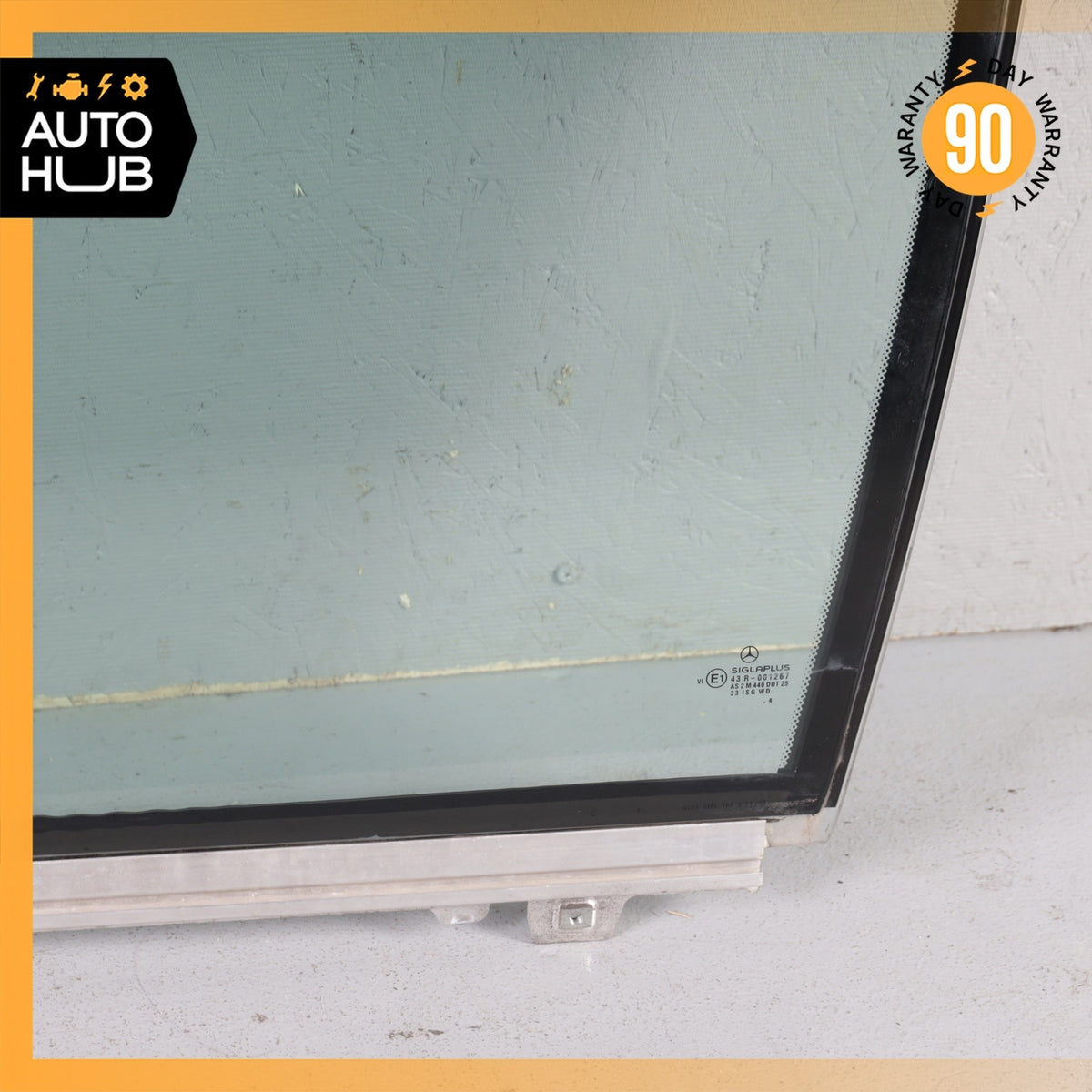 92-99 Mercedes W140 S320 300SE S420 Front Left Side Door Window Glass OEM - photo 2