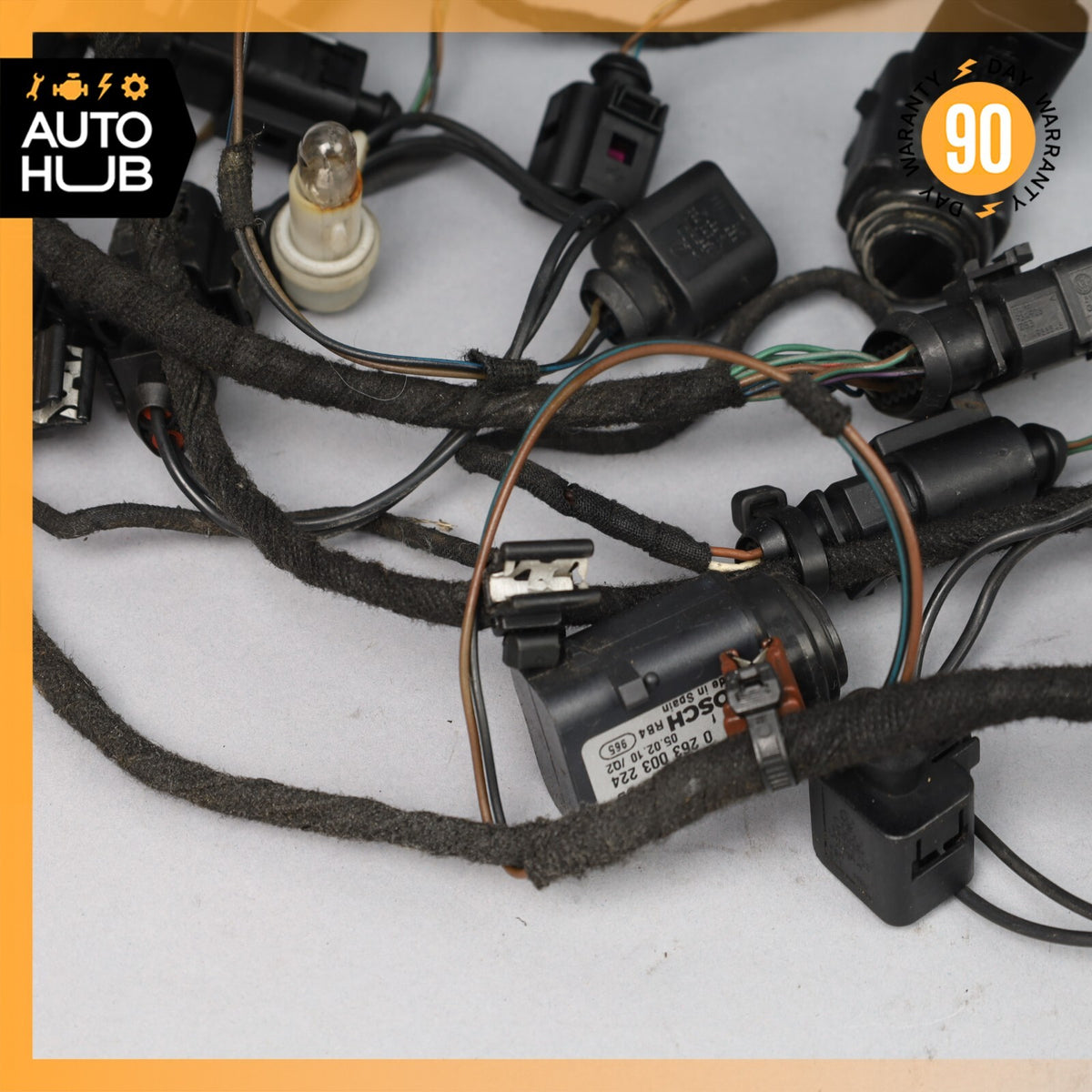 Bentley Continental GT GTC Rear Bumper Parking Sensor Wire Harness PDC OEM 31k - photo 6