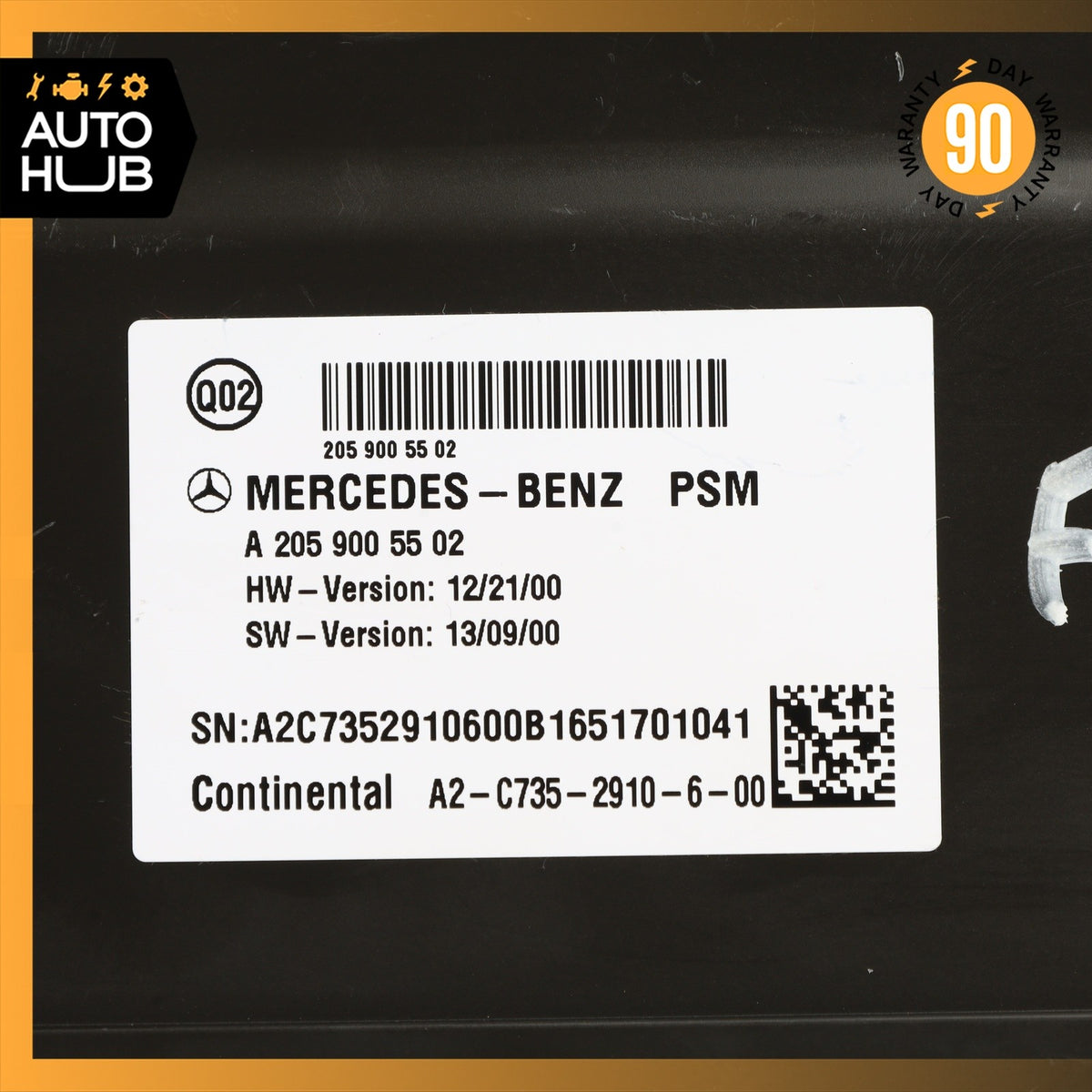 15-19 Mercedes W205 C300 GLC300 Front Right Seat Control Module 2059005502 OEM - photo 7