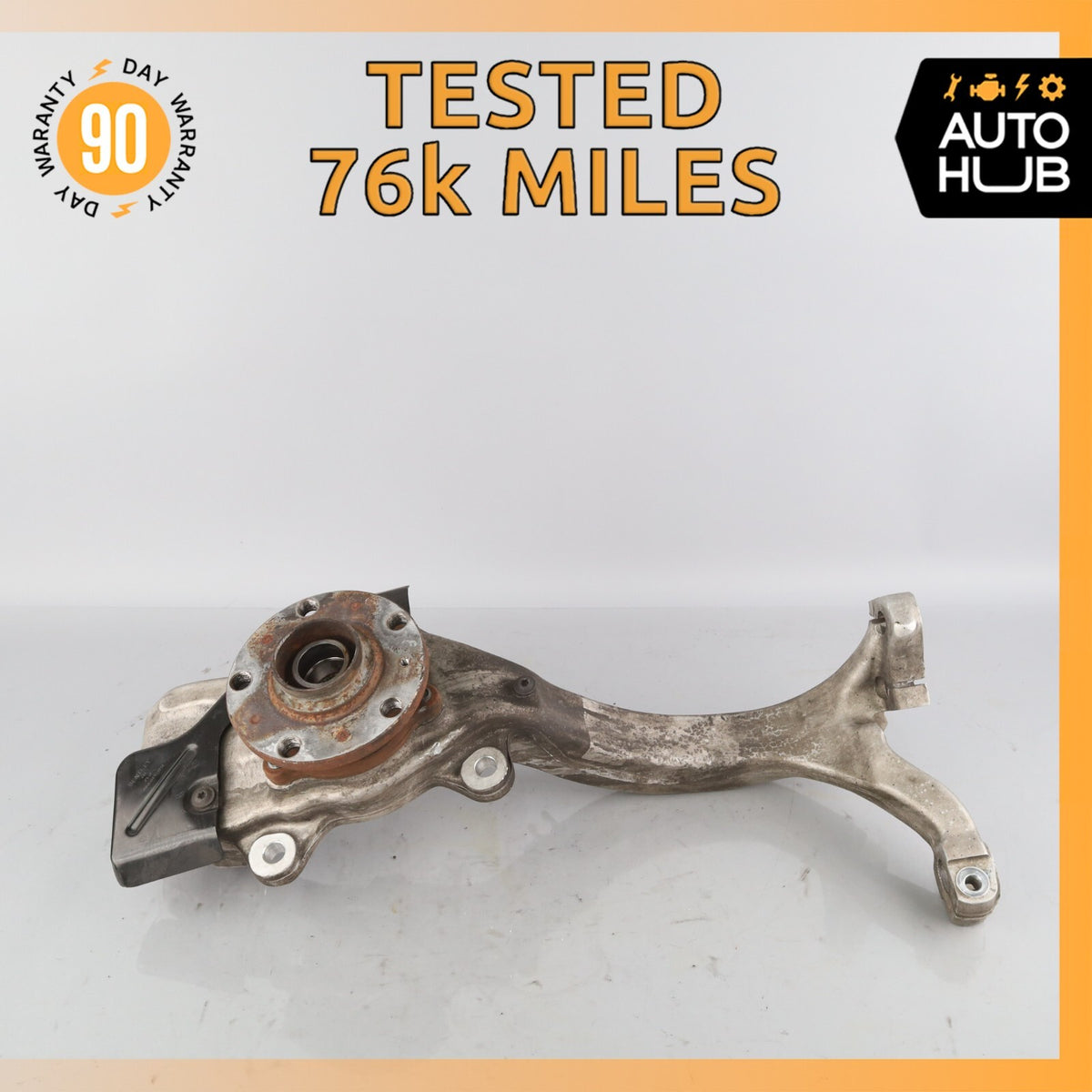 Bentley Continental Flying Spur Front Left Side Spindle Knuckle Hub OEM 76k - photo 1