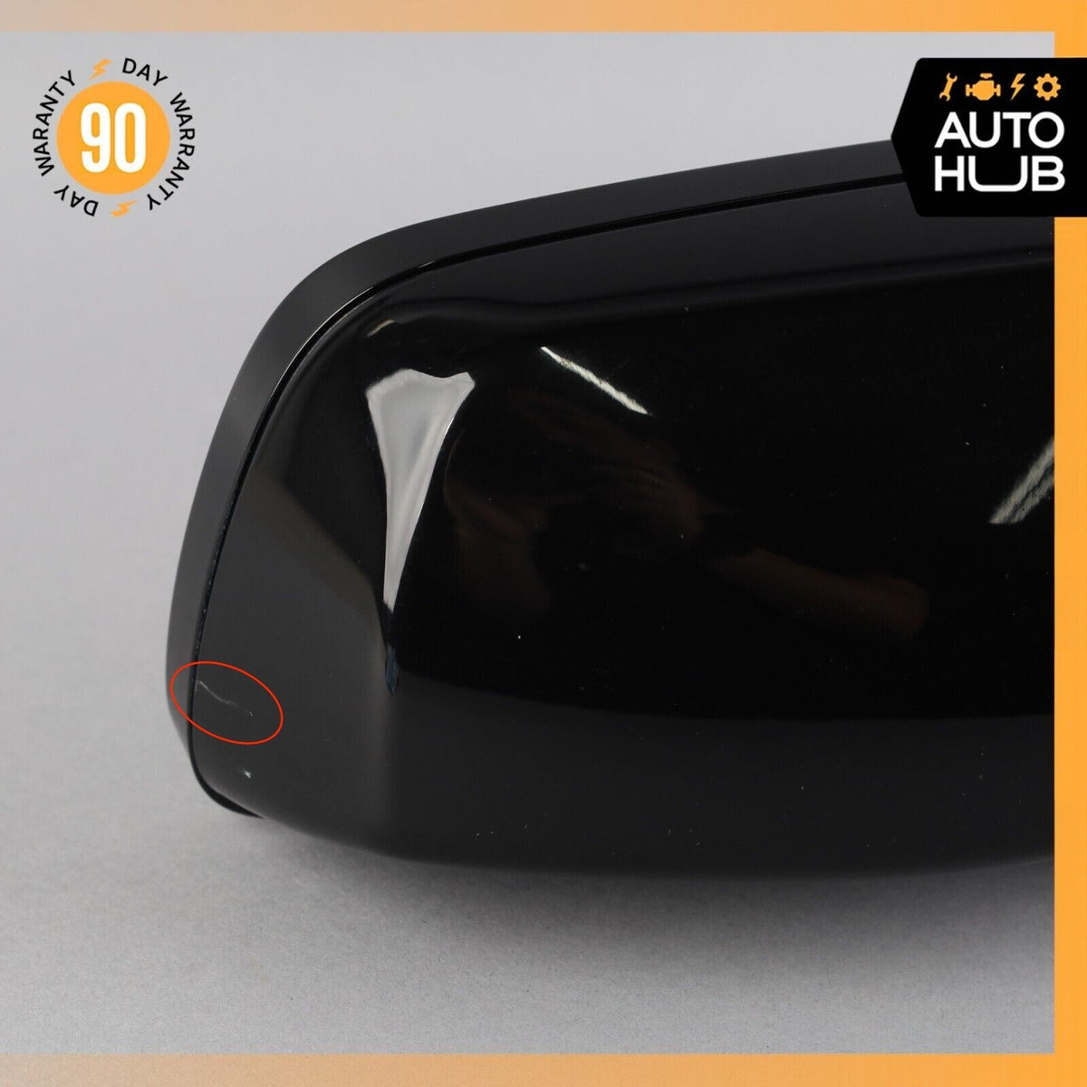 06-10 BMW E64 650i Right Passenger Side Rear View Door Mirror Jet Black OEM 71k - photo 8