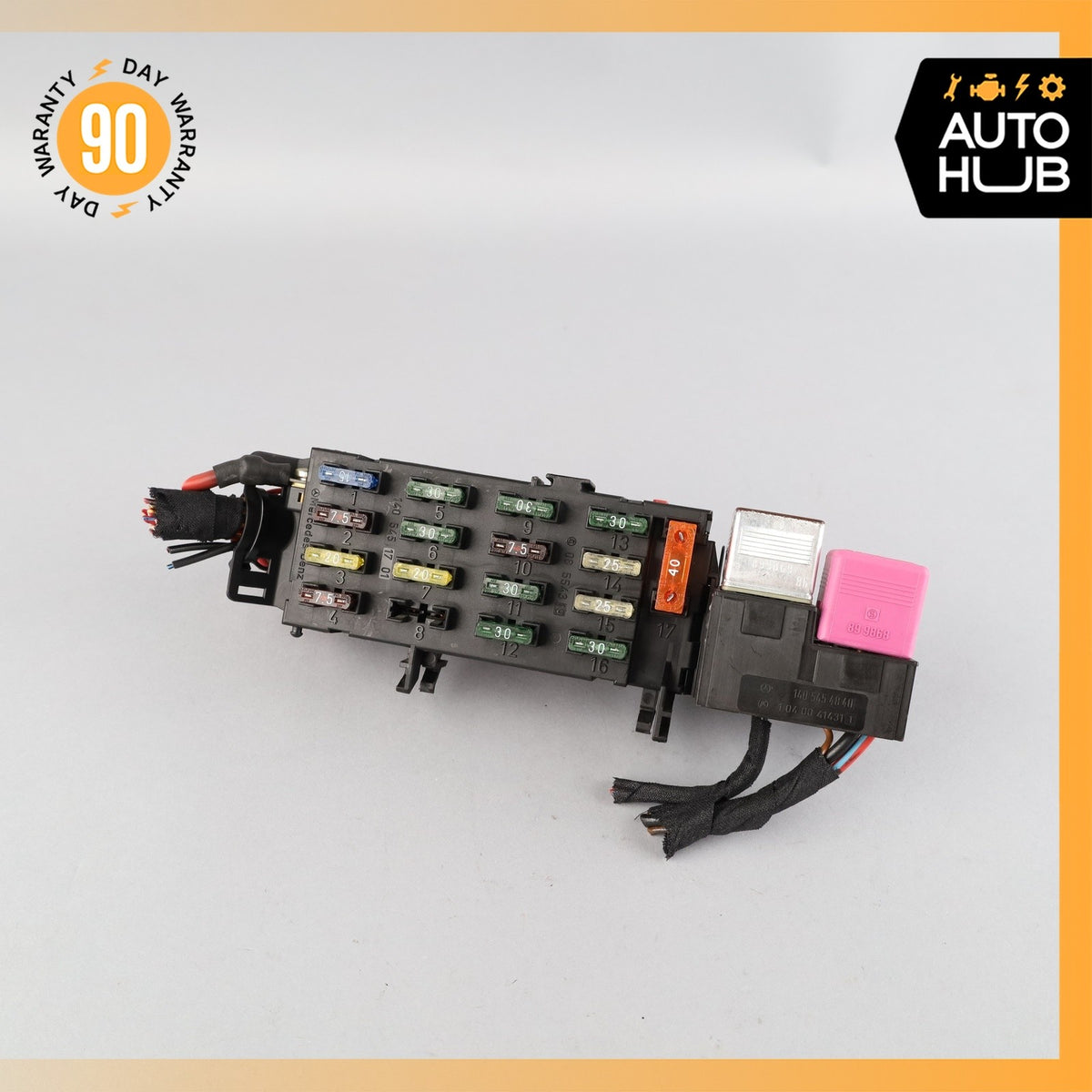 92-99 Mercedes W140 CL600 S500 Rear SAM Fuse Box Relay Control OEM - photo 2