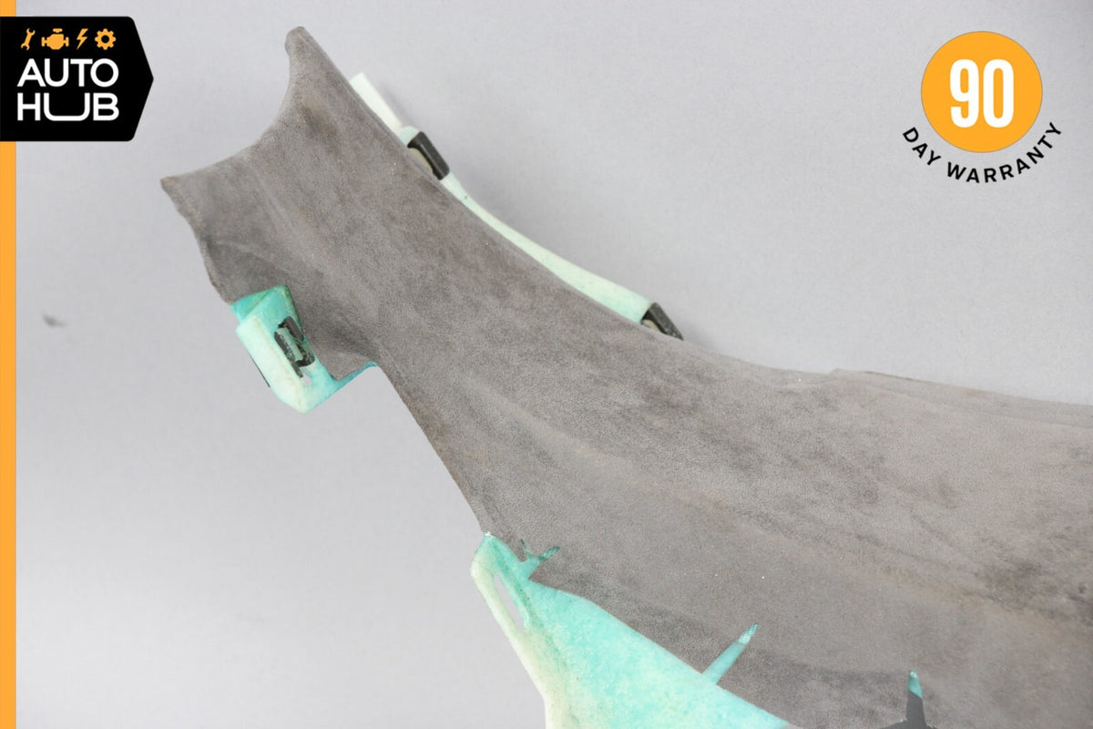 07-13 Mercedes W221 S600 S550 S450 Right Side C-Pillar Cover Trim Suede Gray OEM - photo 2