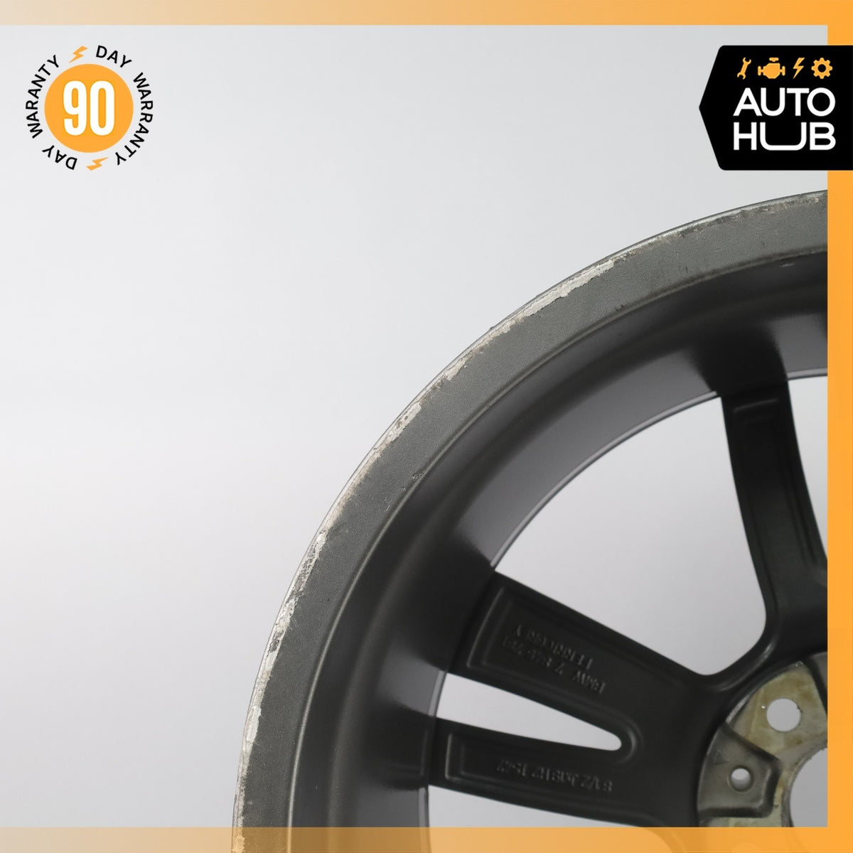 BMW F30 335i 340i 430i 8.5 x 19 19" Style 442 Rear Wheel Rim Polished Gray OEM - photo 9