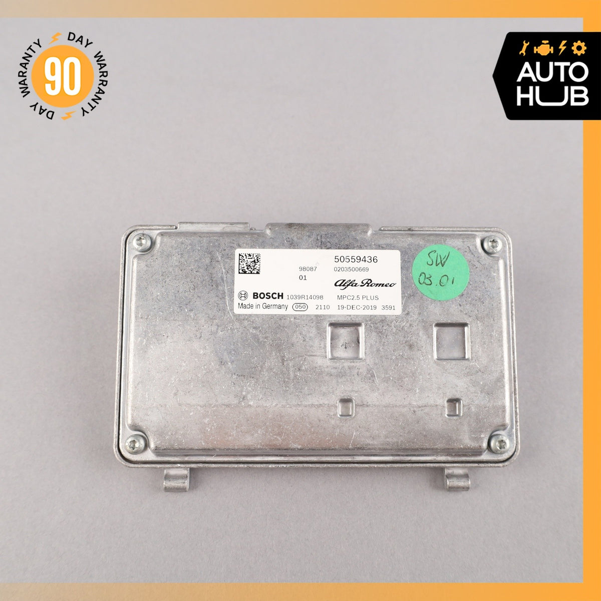17-23 Alfa Romeo 952 Giulia 949 Stelvio Active Lane Assist Front Camera OEM 49k - photo 8