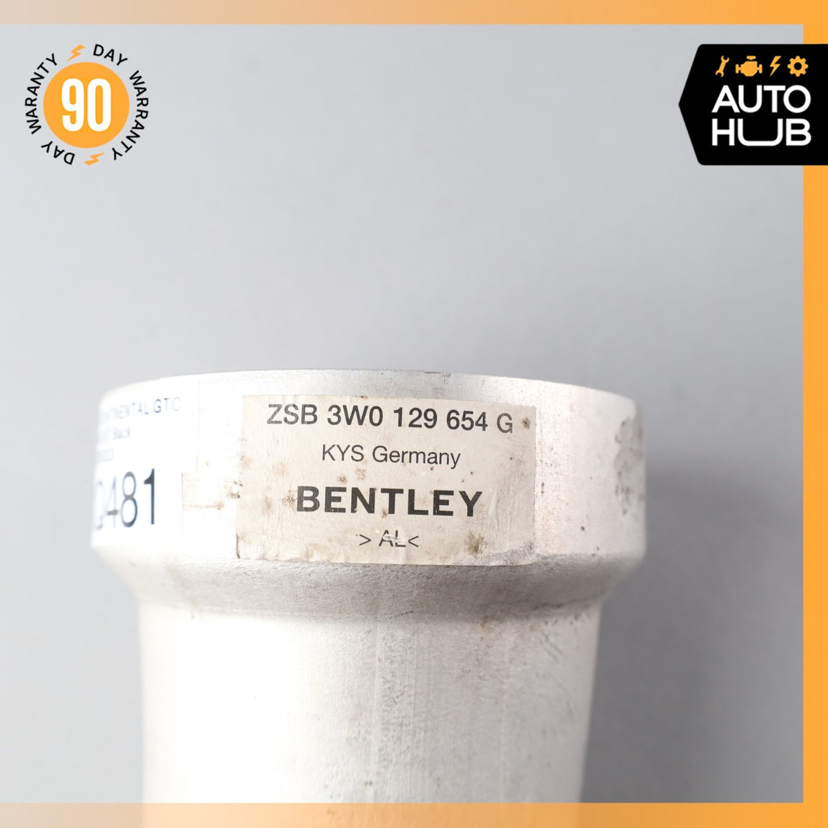 03-12 Bentley Continental GTC GT 6.0L Left Side Air Intake Hose Pipe OEM 62k - photo 11