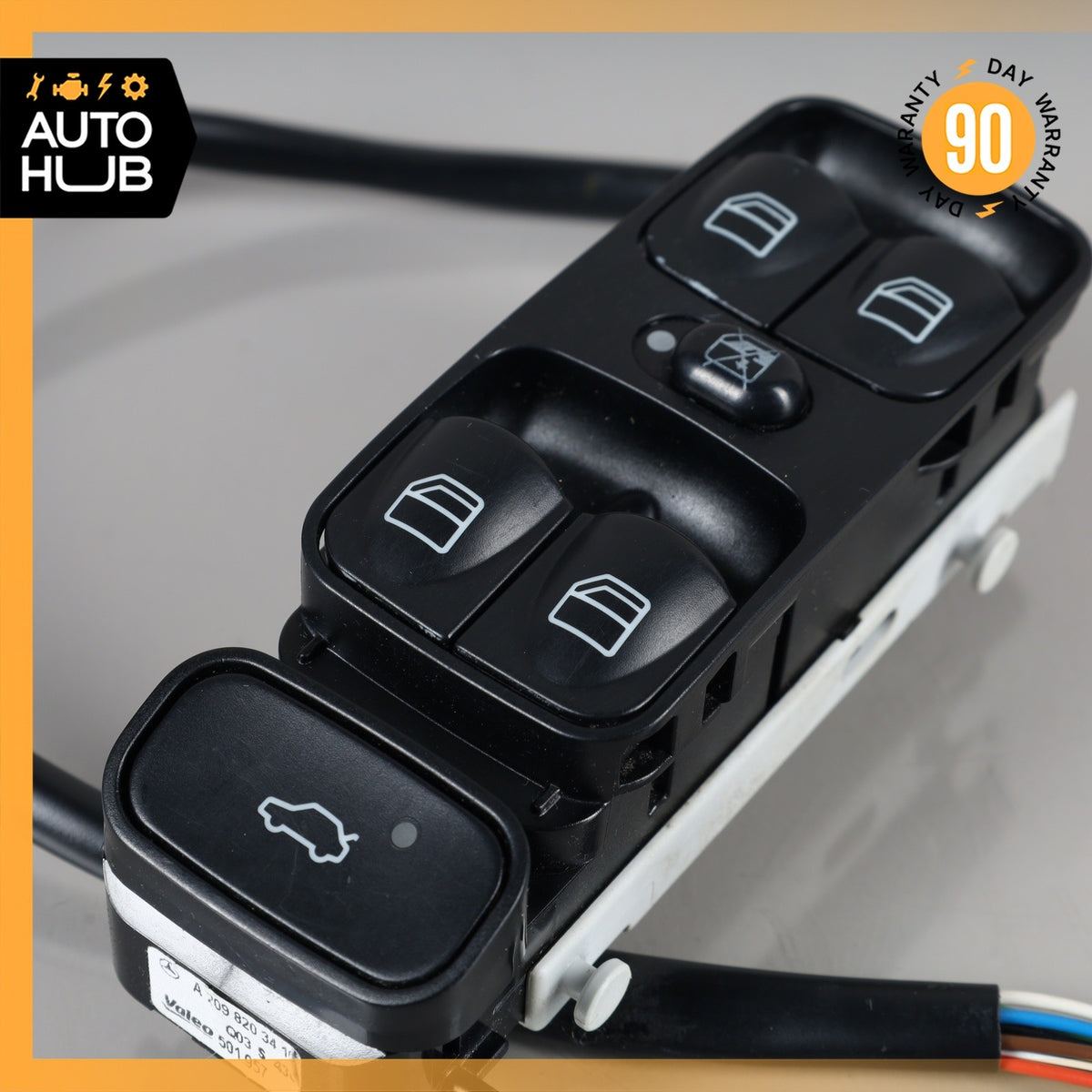 03-09 Mercedes W209 CLK350 CLK500 Front Left Door Window Master Switch OEM - photo 3