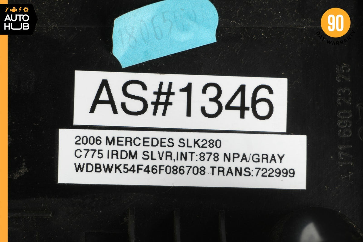 05-08 Mercedes R171 SLK280 SLK350 Seat Belt Cover Trim Left Driver Side OEM - photo 12