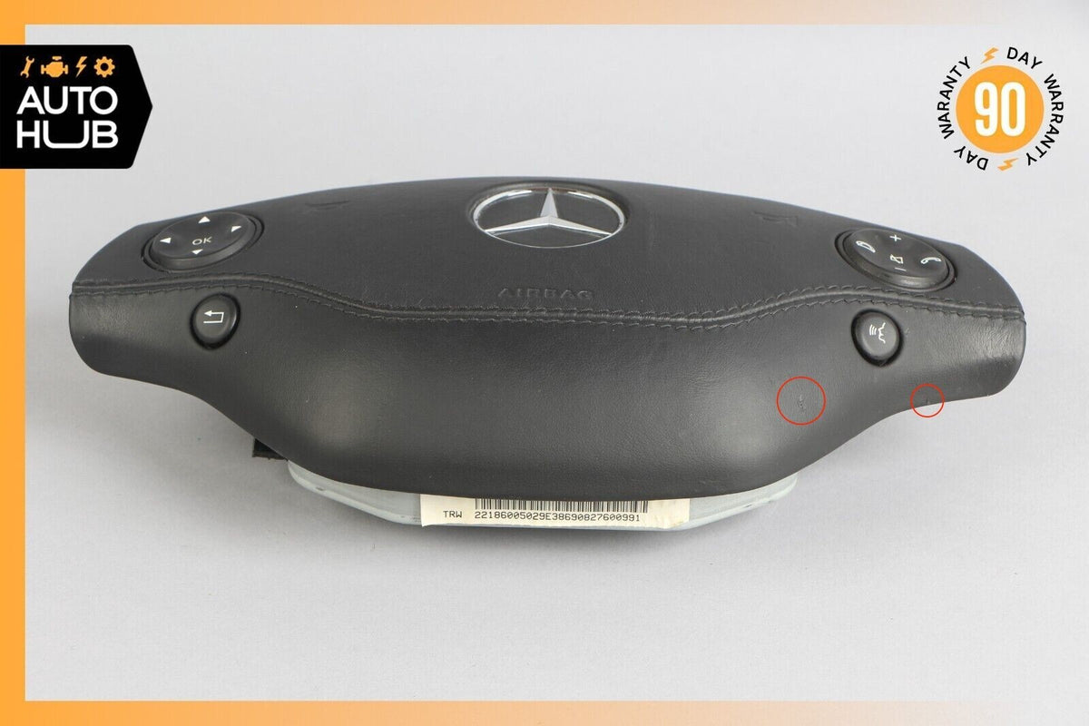 07-10 Mercedes W221 S550 CL550 S400 Steering Wheel Airbag Air Bag Black OEM - photo 6