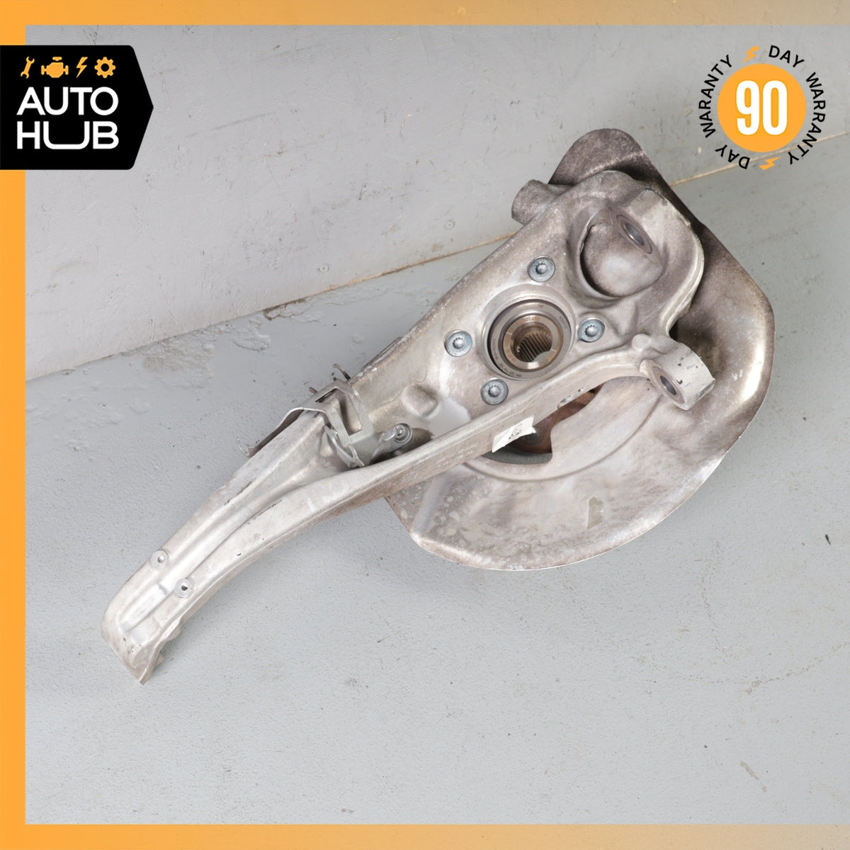 11-18 Porsche Cayenne 958 Front Left Knuckle Spindle 7P0615311B OEM - photo 17
