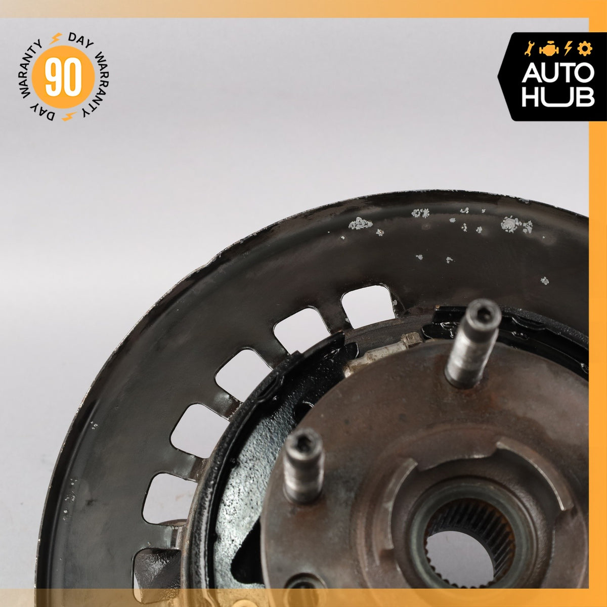 Porsche Cayenne 955 Rear Left Side Spindle Knuckle Hub w/ Shield OEM - photo 4