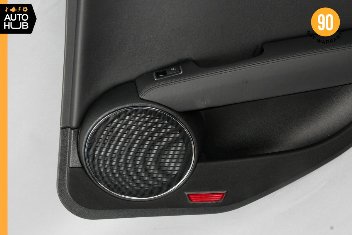 08-14 Mercedes W204 C63 AMG Rear Right Side Interior Door Panel Black OEM 72k - photo 5