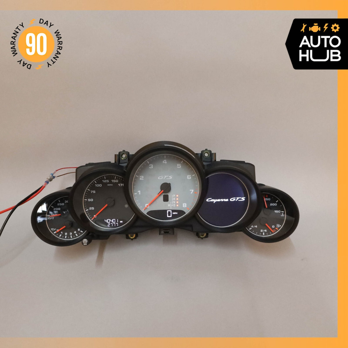 2013 Porsche Cayenne 958 GTS 4.8L Instrument Speedometer Cluster OEM 40k - photo 2