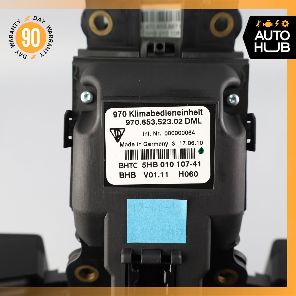 10-13 Porsche Panamera Turbo 970 Rear Temperature Controller OEM 87k - photo 15