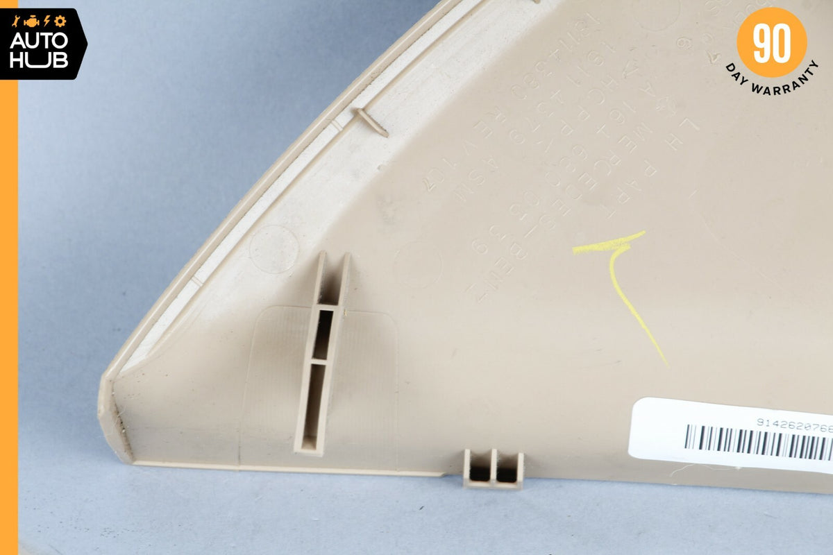 06-12 Mercedes X164 GL450 ML450 Dashboard Dash Board Left Side Trim Beige OEM - photo 8