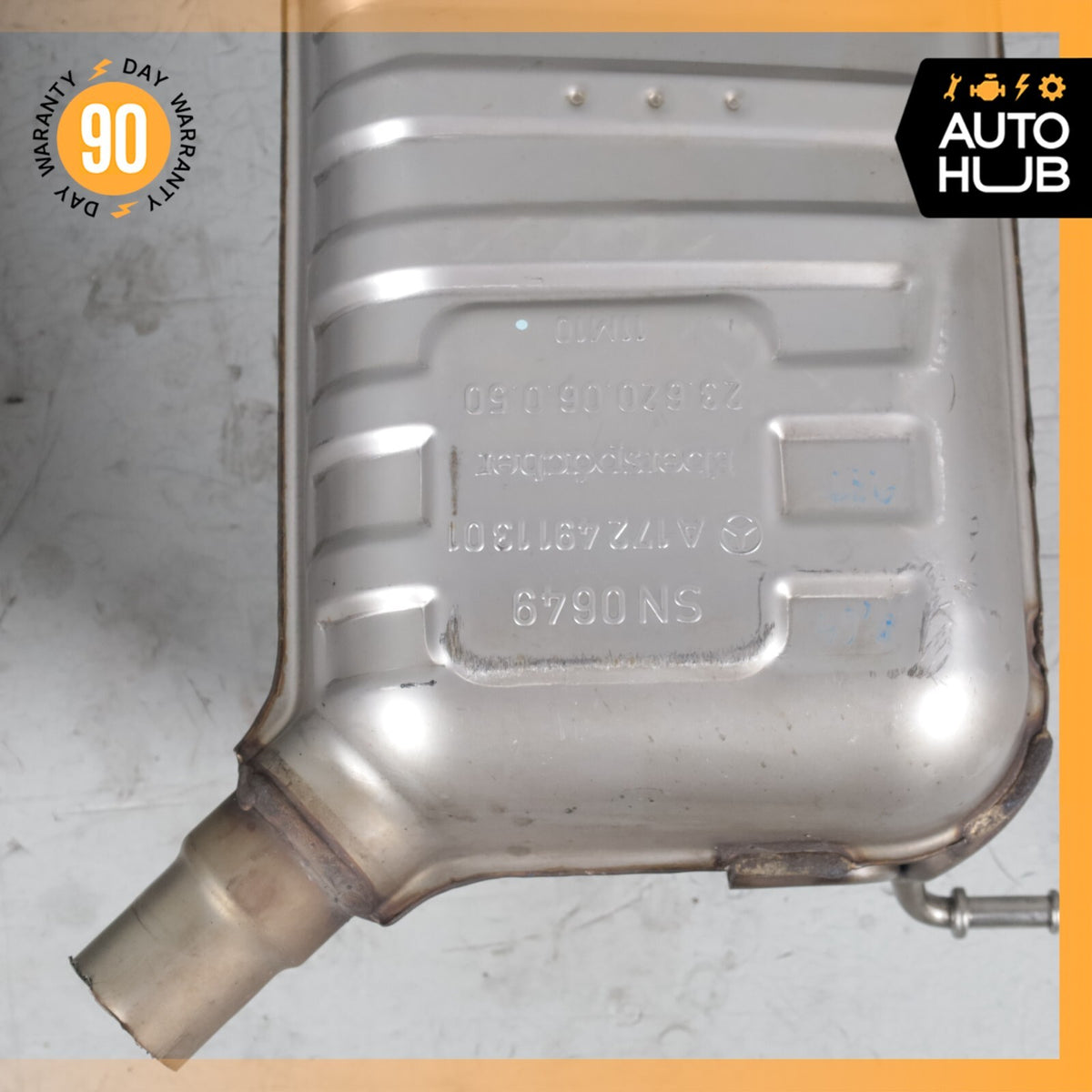 12-16 Mercedes R172 SLK350 M276 Exhaust Muffler Mufflers Right And Left OEM 30k - photo 13