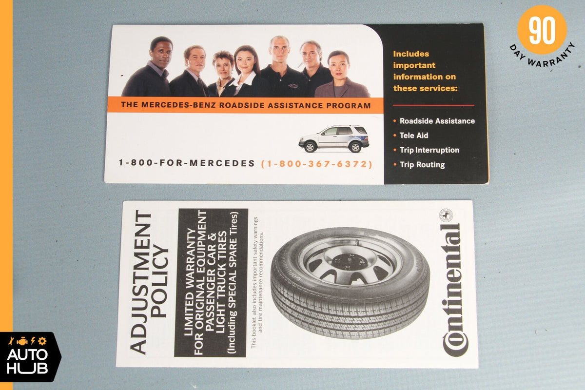 2000 Mercedes-Benz W208 CLK320 Operator's Owner's Manual Book Assembly OEM - photo 7