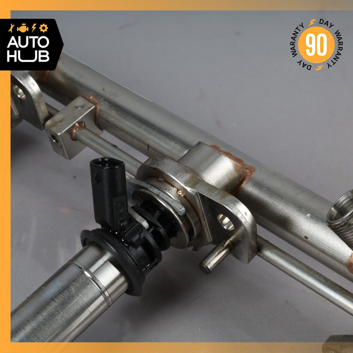 Mercedes W222 S550 CL550 Fuel Injection Rail Line w/ Injectors Left Side OEM - photo 9