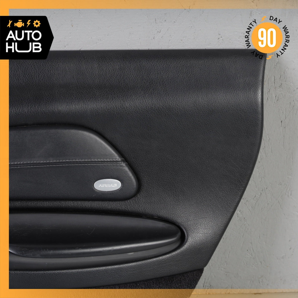 00-04 Porsche Boxster 986 Front Right Side Interior Door Panel Trim Black OEM - photo 2