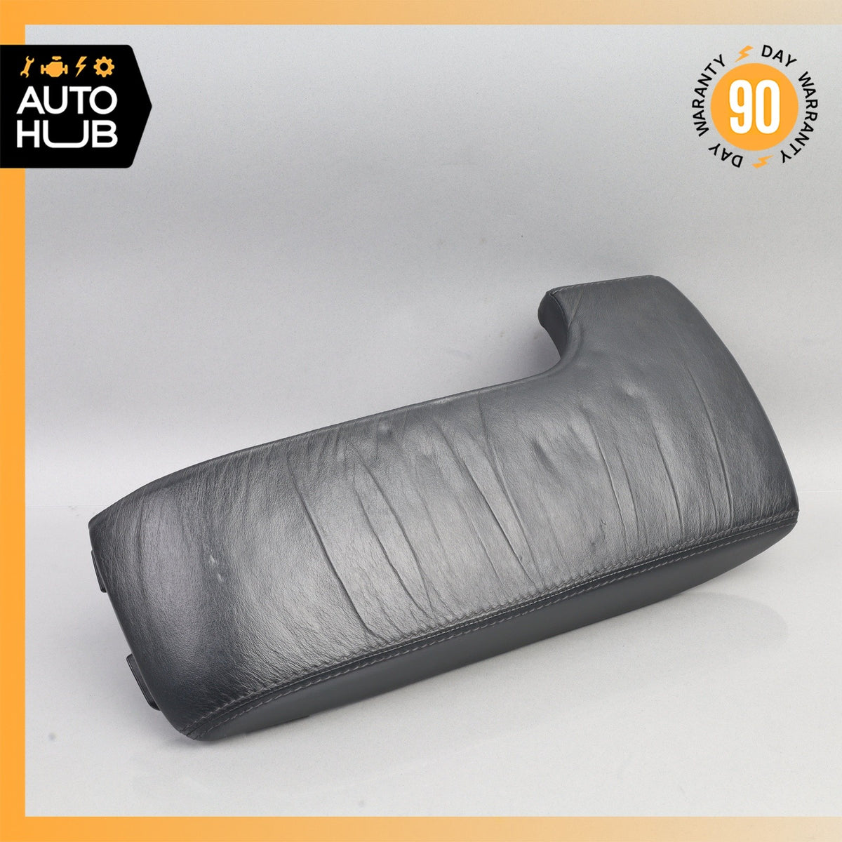 00-02 Mercedes W220 S600 S430 Center Console Armrest Arm Rest Black OEM - photo 1