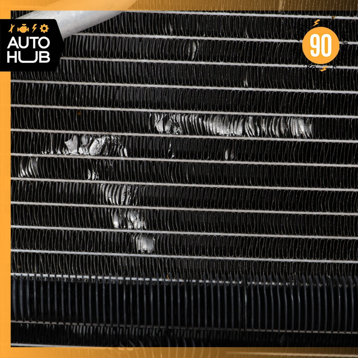 12-16 Mercedes R172 SLK350 M276 AC Air A/C Condenser Steering Oil Cooler OEM - photo 15