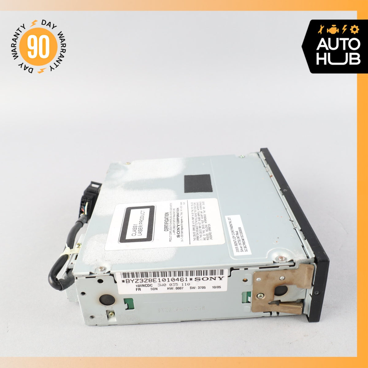 03-13 Bentley Continental GT GTC Flying Spur 6 Disk CD Changer Player OEM 73k - photo 5