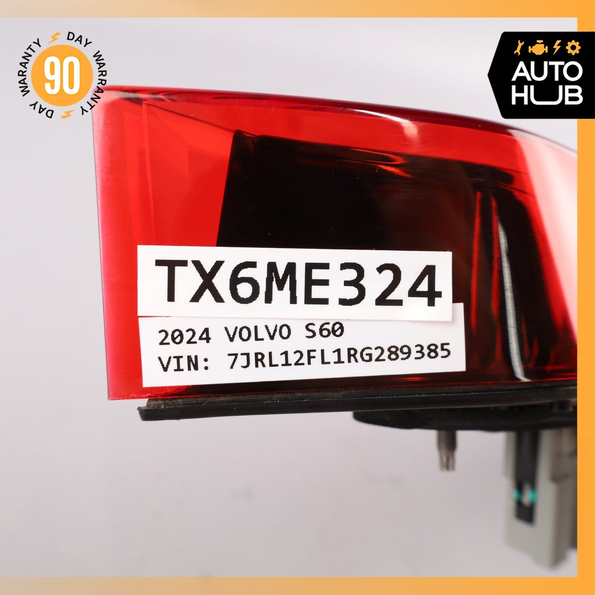 19-25 Volvo S60 Rear Right Inner LED Taillight Tail Light Lamp OEM - photo 17