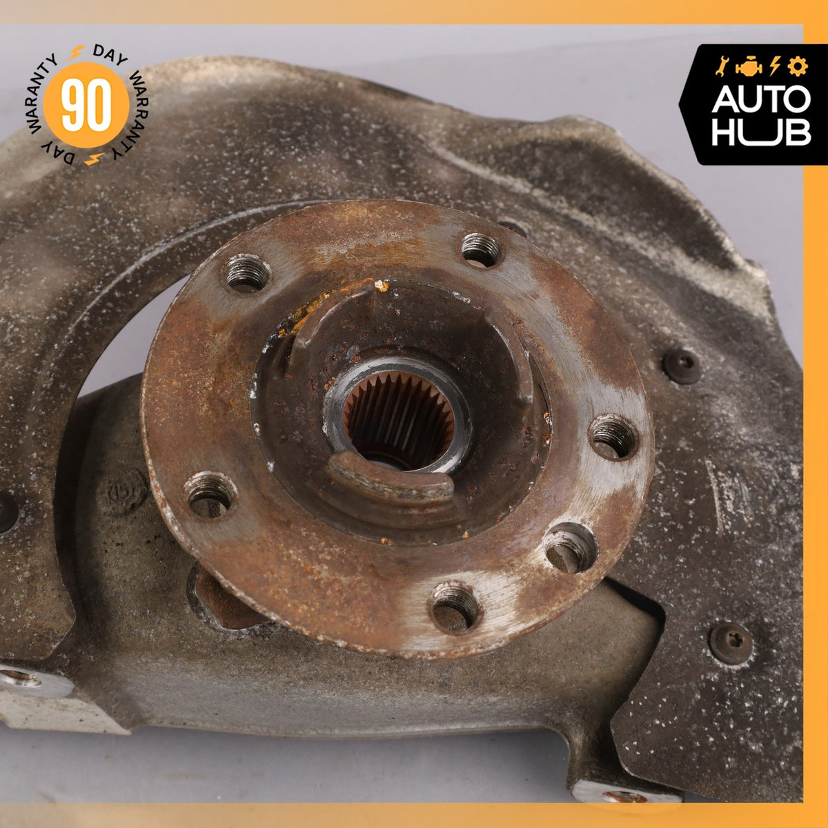 11-18 Porsche Cayenne 958 Turbo Front Left Side Knuckle Spindle OEM 92k - photo 6