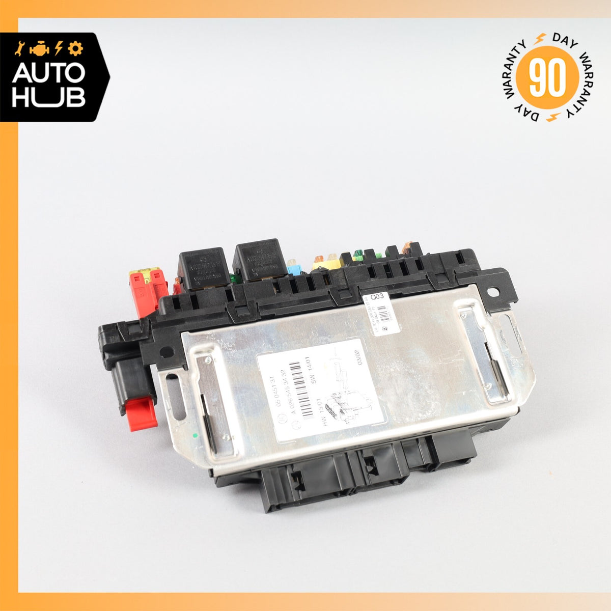 03-12 Mercedes R230 SL500 SL55 AMG Rear SAM Fuse Box Relay Module OEM - photo 2