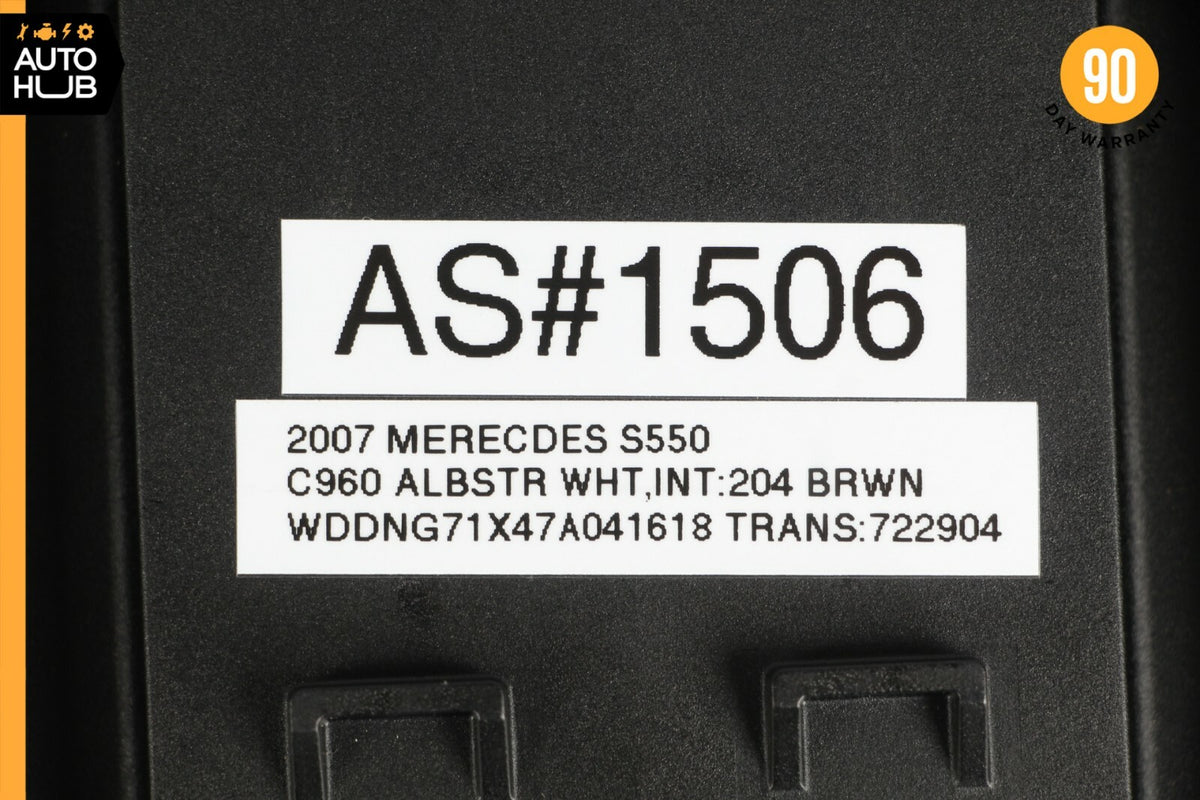 07-14 Mercedes W221 S550 CL550 S400 A/C AC Heater Climate Control Switch OEM - photo 12