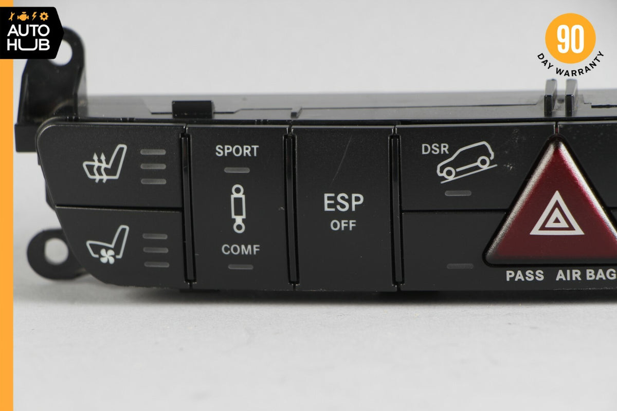 07-11 Mercedes W164 ML63 AMG Center Console Control Switch Panel 1648700358 OEM - photo 2