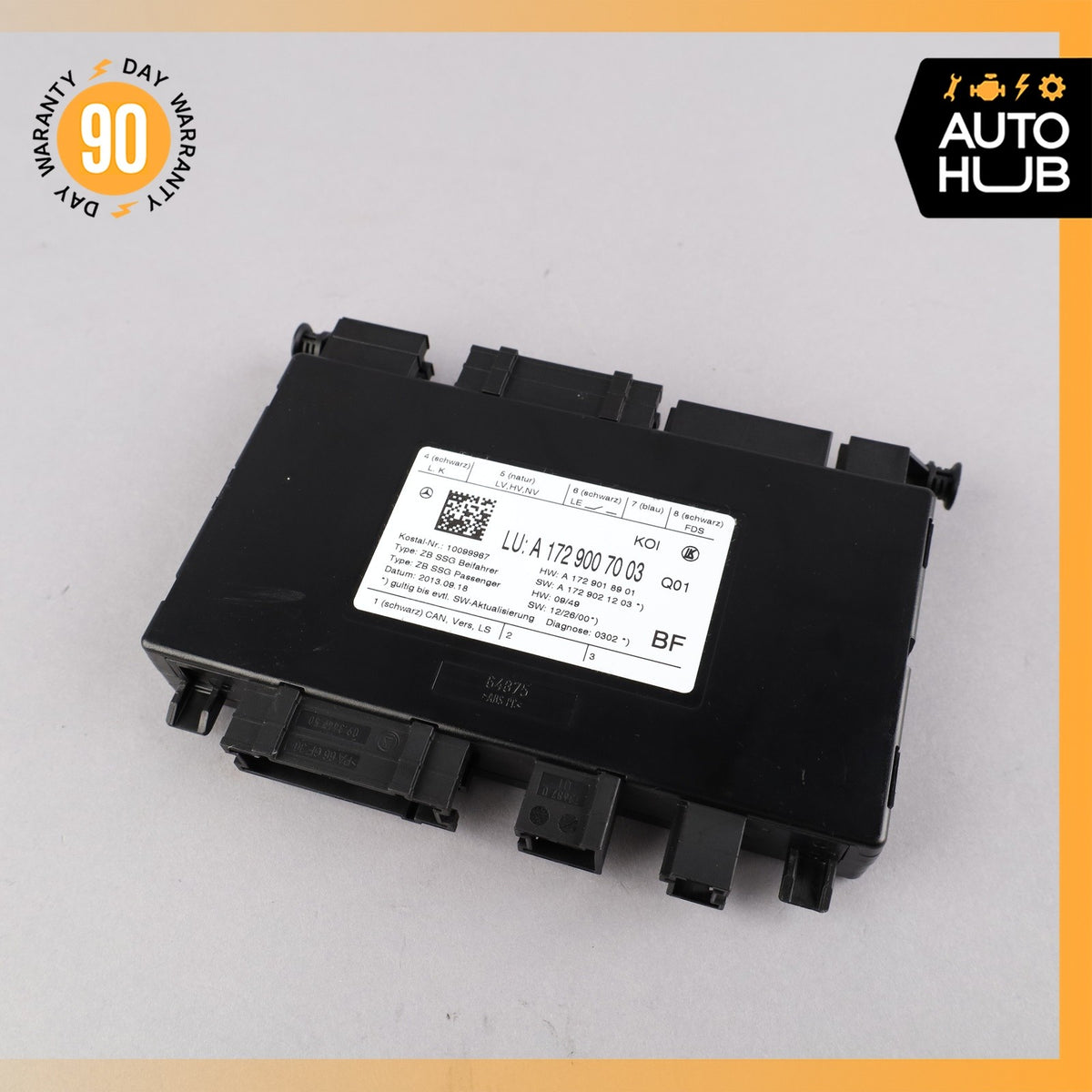 Mercedes W212 E350 SLK250 C350 Seat Control Module Front Right Side OEM 72k - photo 2