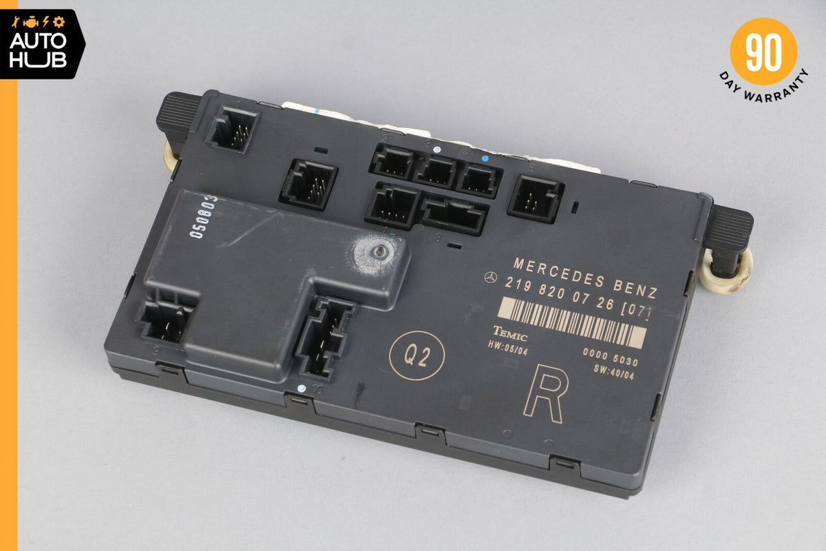 06-11 Mercedes W219 CLS55 CLS550 Door Control Module Front Right Side OEM 74k - photo 3