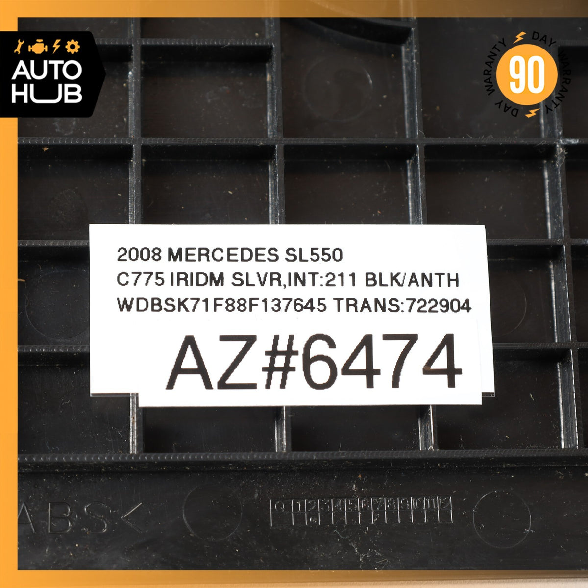 03-12 Mercedes R230 SL550 SL55 AMG Right Side Outside Seat Cover Trim OEM - photo 11