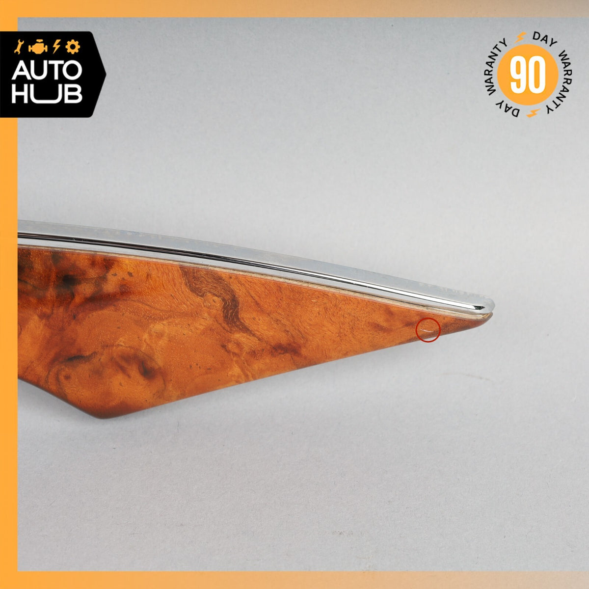 03-09 Mercedes W211 E350 E320 E550 Rear Right Passenger Side Door Trim Wood OEM - photo 5