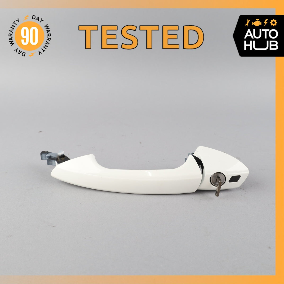 2014 Mercedes X166 GL450 Exterior Door Handle Front Left Side White OEM - photo 1