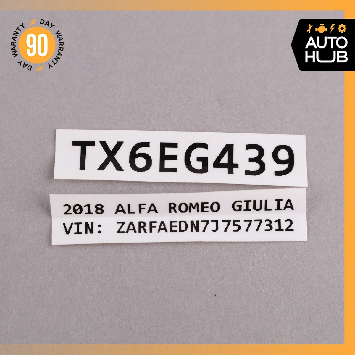 17-26 Alfa Romeo 952 Giulia TPMS Tire Pressure Sensor 433.92 MHZ OEM 73k - photo 10