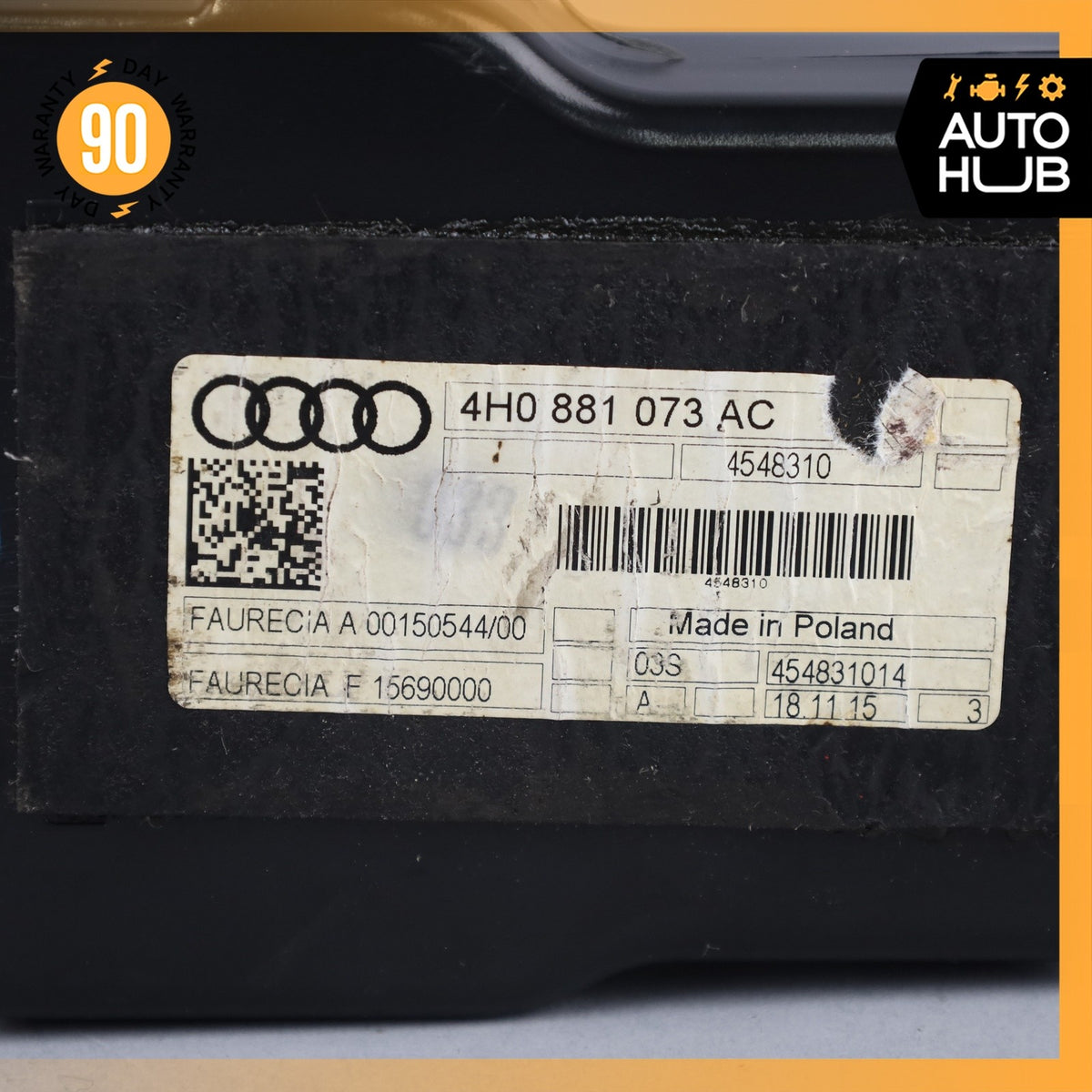 Audi D4 A8L A8 S8 Front Left or Right Seat Air Pump 4H0881074AC OEM - photo 10