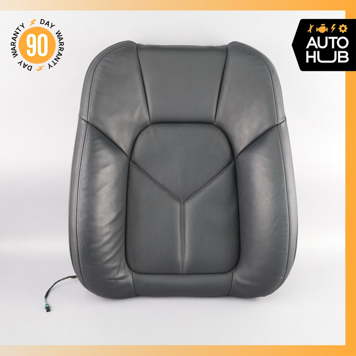 11-18 Porsche Cayenne 958 Front Right Side Seat Upper Cushion Black OEM - photo 1